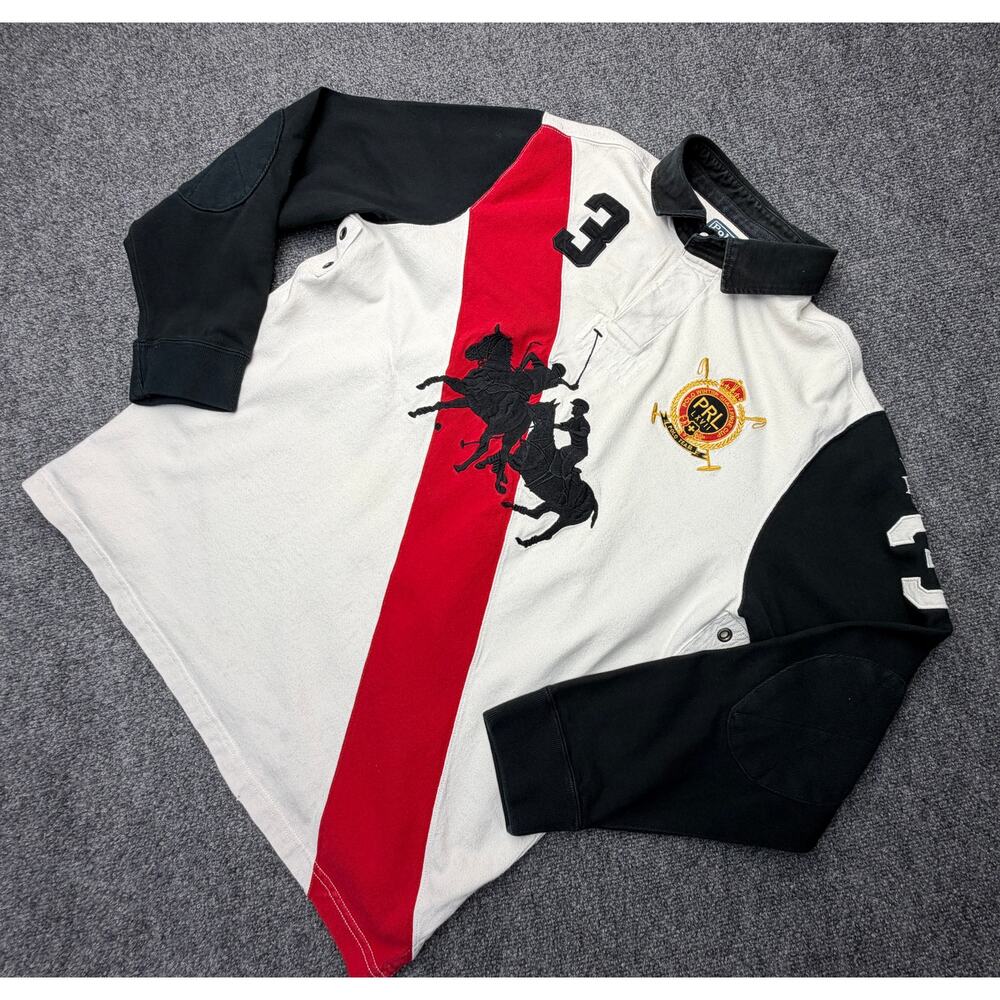 Polo Ralph Lauren Rugby Shirt Big Pony Era Crest XL